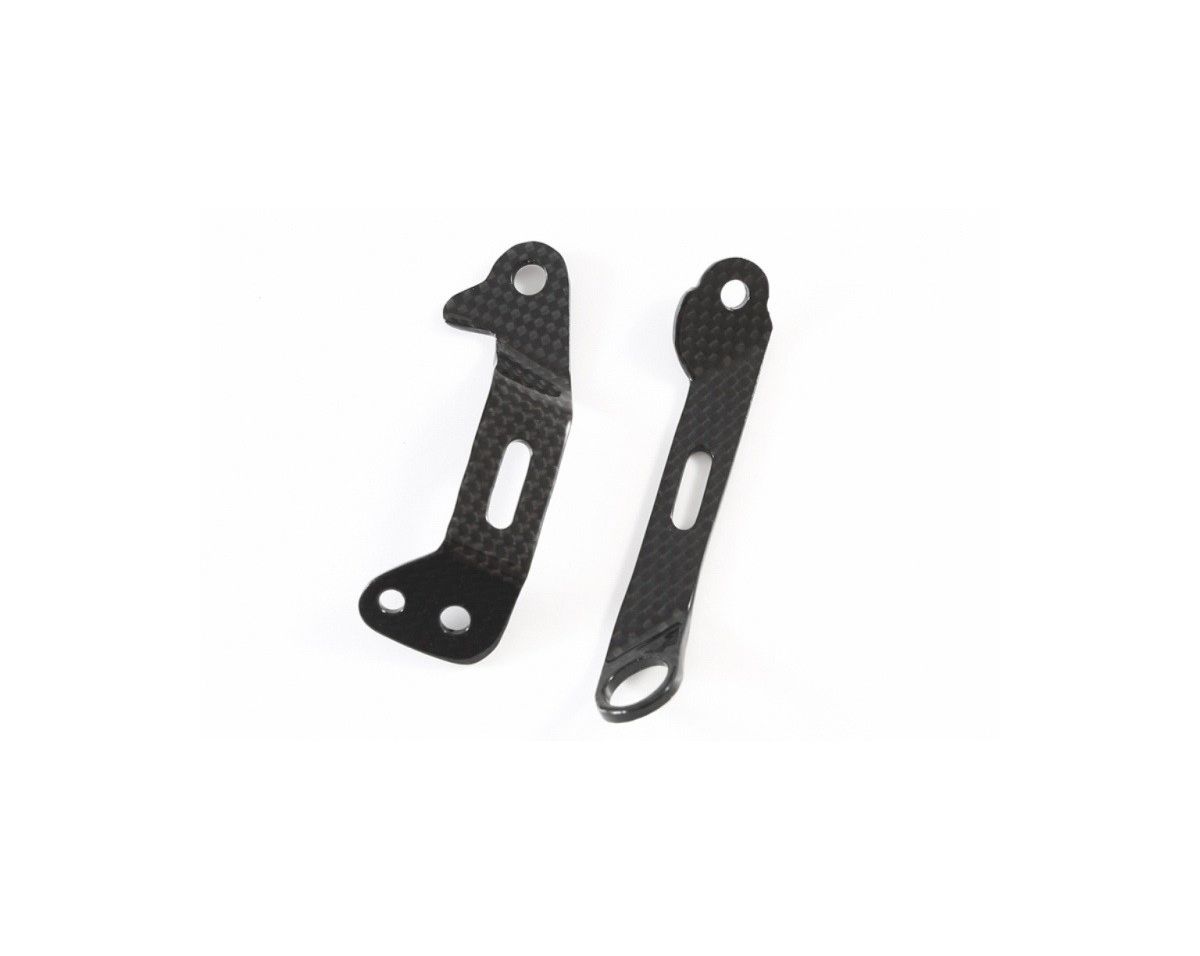 MOTOCORSE - CARBON FIBER RESERVOIR BRAKETS FOR Ducati Panigale V4 / 899 / 959 / 1199 / 1299 / V2 MOTOCORSE - CARBON FIBER RESERVOIR BRAKETS FOR Ducati Panigale V4 / 899 / 959 / 1199 / 1299 / V2